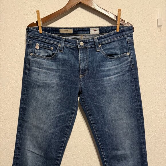 AG Adriano Goldschmied The Stilt Cigarette Leg Jeans Dark Wash Size 30R Stretch - Picture 4 of 10